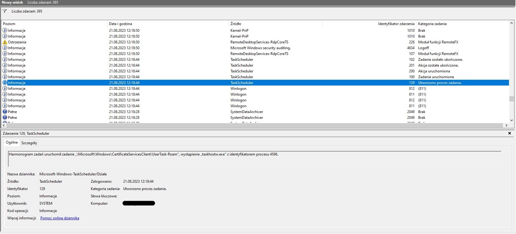 Blank screen and log off - Windows Server - Microsoft Q&A