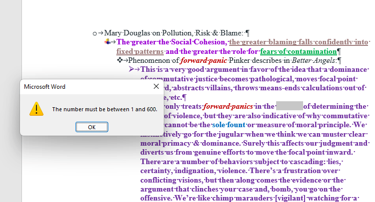 Text disappears after font color change - Microsoft Q&A