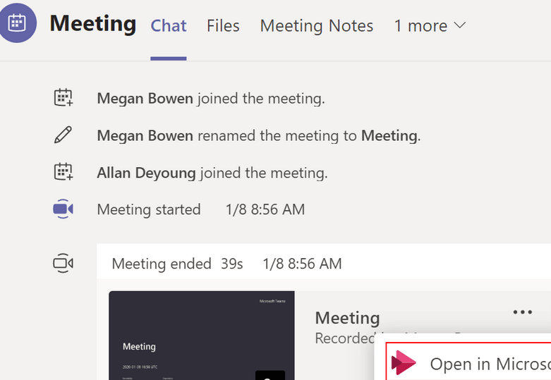 Video missing from Teams recording - Microsoft Q&A
