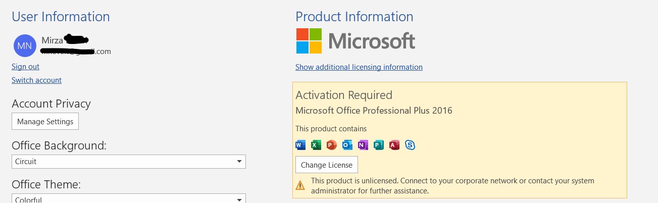 Office License - Microsoft Q&A