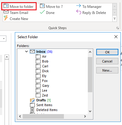 Outlook 365 Quick Steps - Microsoft Q&A