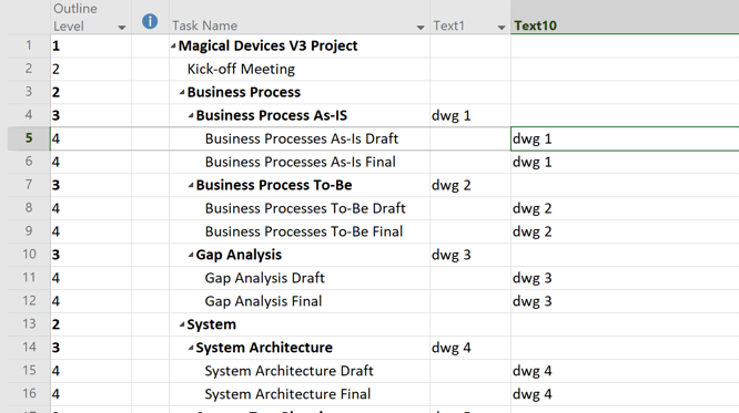 MS Project- Summary Field Formula - Microsoft Q&A