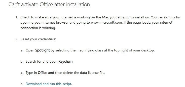 Why can't I activate Microsoft 365 on my Mac? - Microsoft Q&A