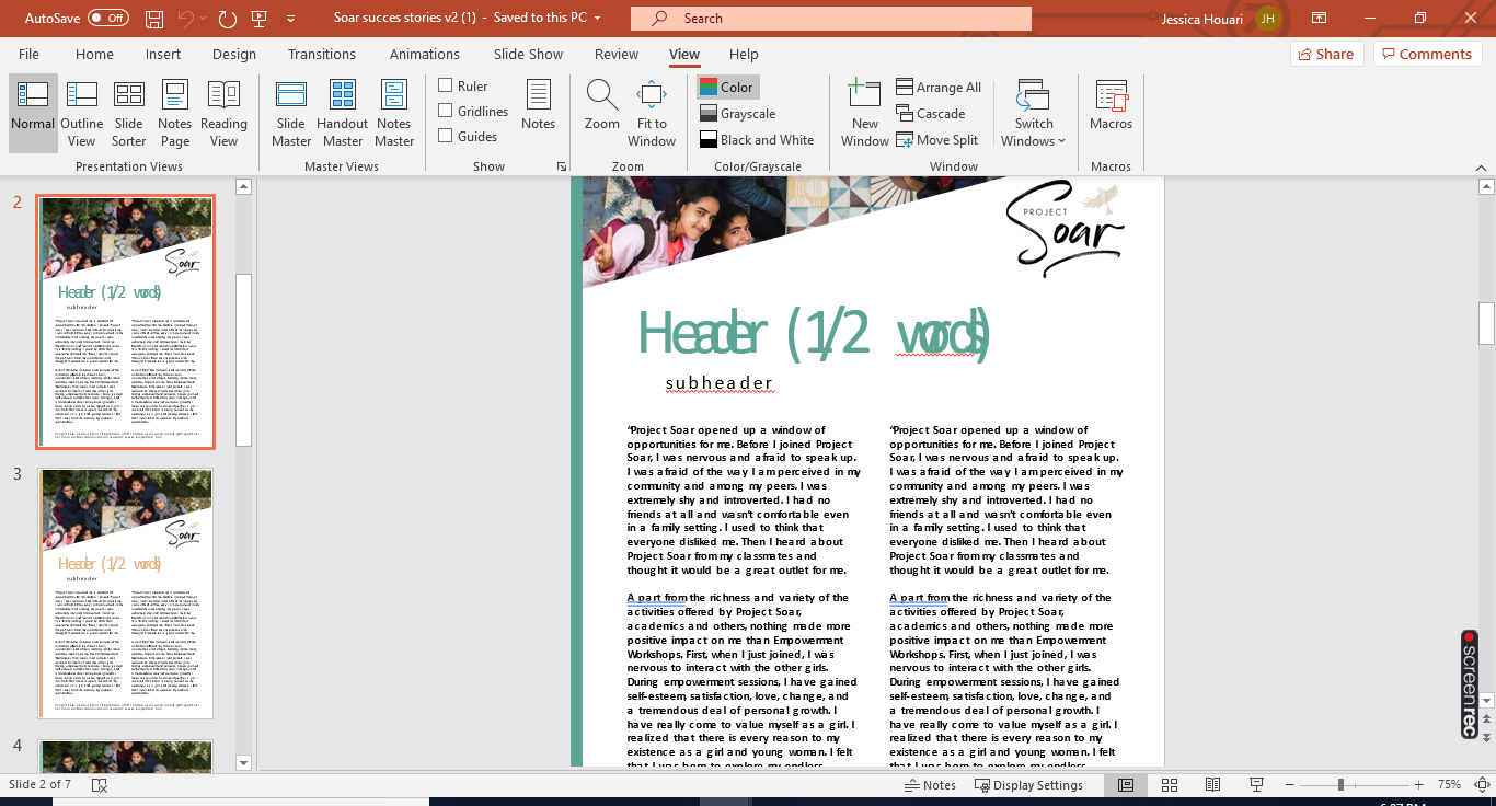 Letters overlapping in PPT with custom fonts - Microsoft Q&A