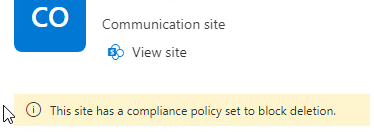 retention warning