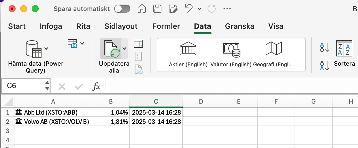 Stock data type disappeared after updating Excel to version 16.95 in ...