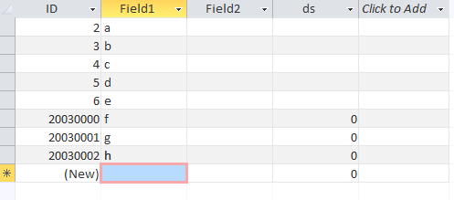 Can I set prefix of autonumber in MS Access - Microsoft Q&A