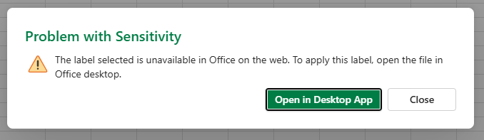 Sensitivity Labeling - Problem with Sensitivity for User Defined ...