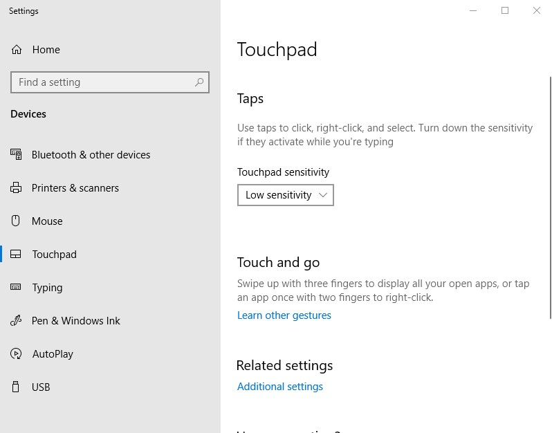 How do I disable my touchpad - Microsoft Q&A