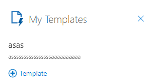 Problems creating or editing a template 