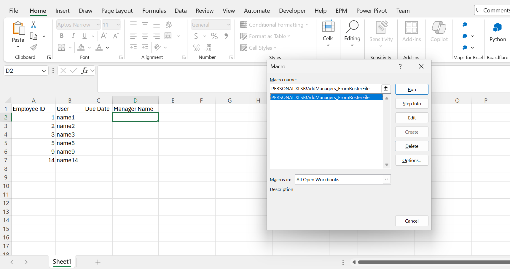 Macro for Transferring information from one Excel to Another ...