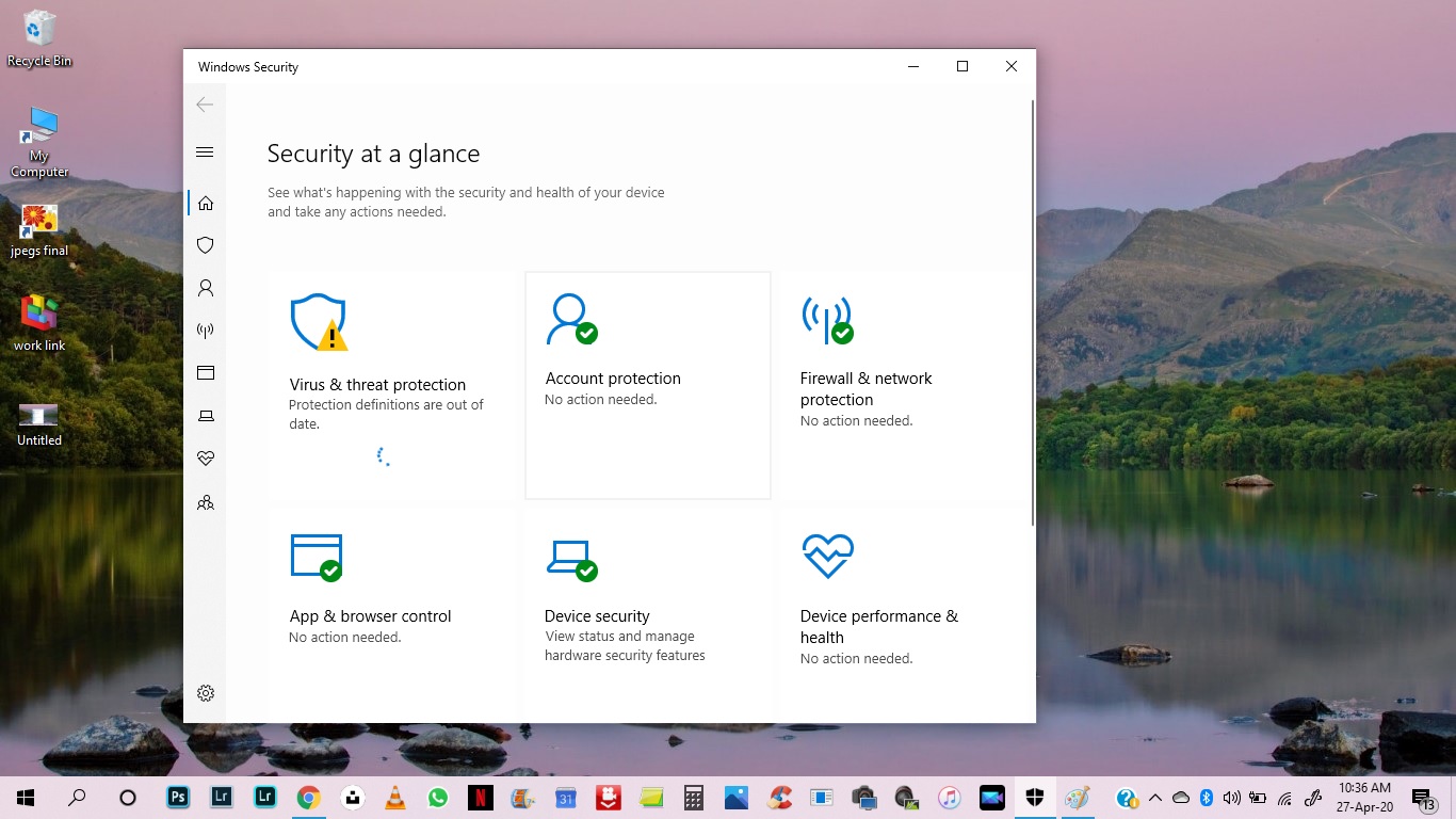 Windows Defender protection definition is out of date. When I ask to ...