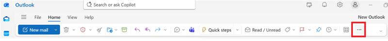 how to change my outlook ribbon - Microsoft Q&A
