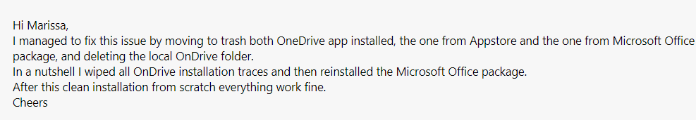 OneDrive Error / Account Already Connected - Microsoft Q&A