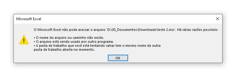 Não consigo mais abrir arquivos no excel - Microsoft Q&A