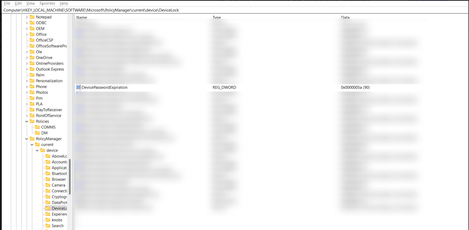 Windows MDM Passcode Policy Device Password Expiration Not Working as ...