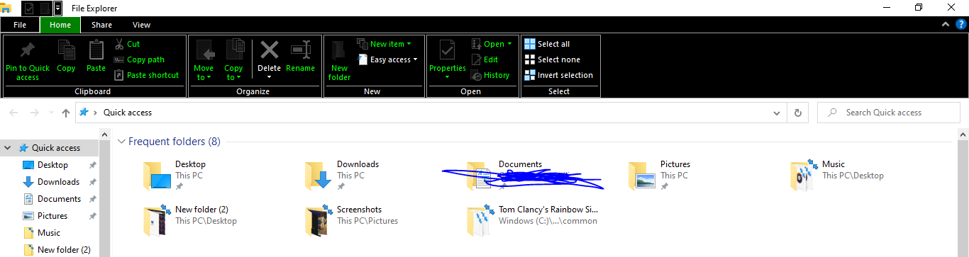 Some colors on my computer suddenly changed like this in file explorer ...