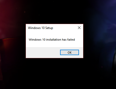1803 can't update to 1903 windows 10 FAILED TO INSTALL - Microsoft Q&A