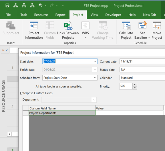 Project Professional - Task duration and Calendar - Microsoft Q&A