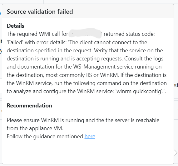 The client cannot connect to the destination specified in the request ...