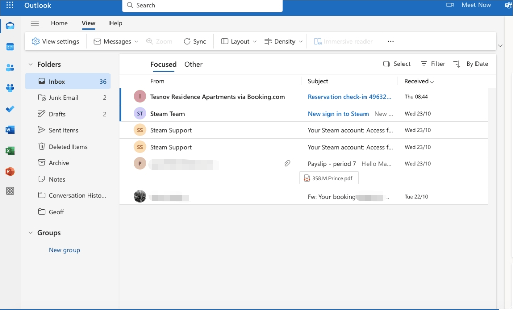 99% of Emails not Displaying - Microsoft Q&A