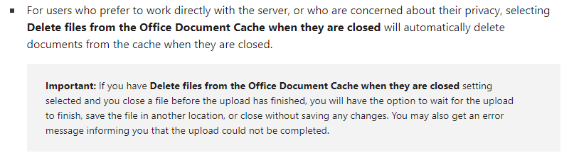 Caching issue for Microsoft Project Files stored on Sharepoint Online ...