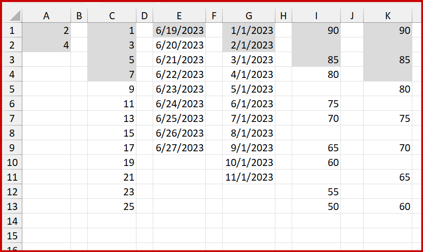 Why won't Excel register a pattern for autofill? - Microsoft Q&A