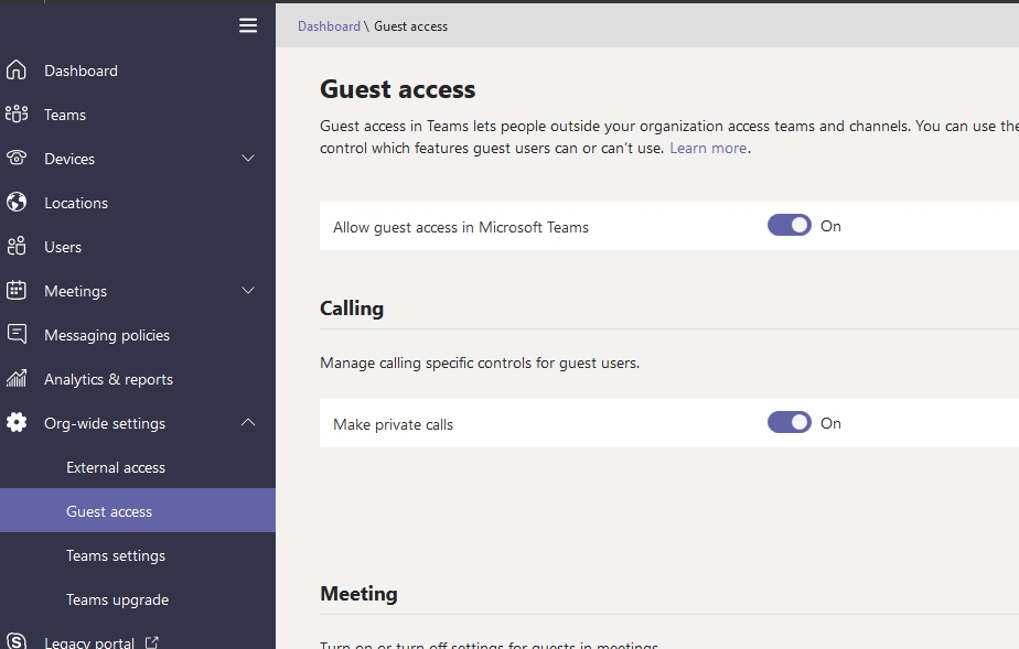 Microsoft teams - Can't add guests - we didn't find any matches ...