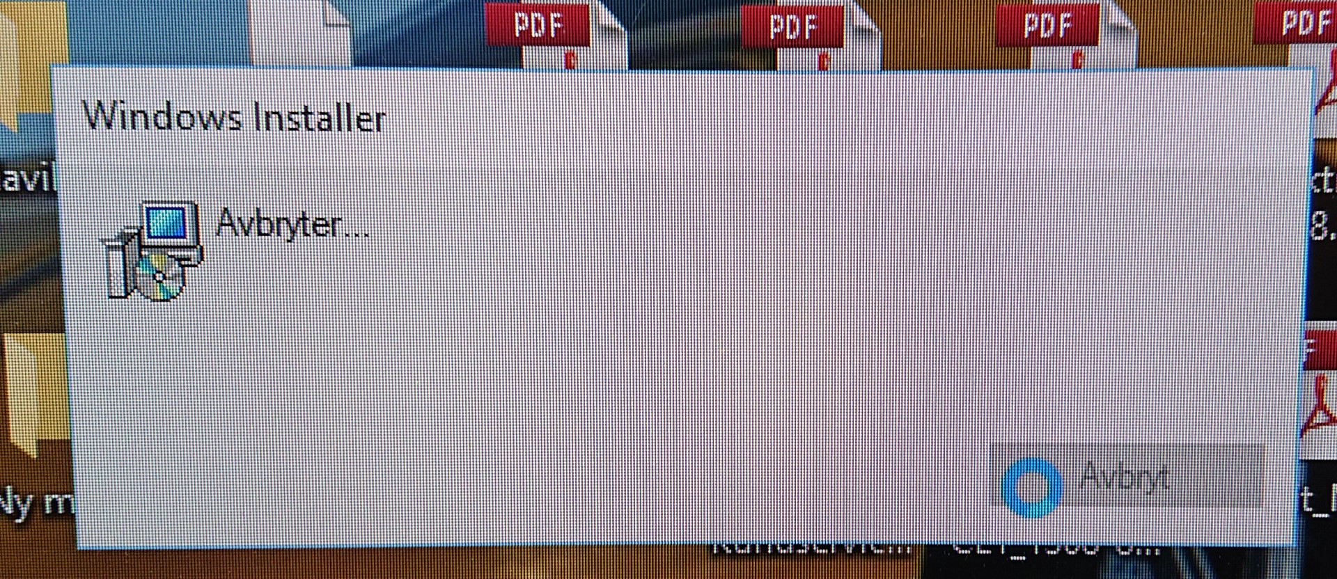 Windows installer starts after boot and cannot be stopped. Computer ...