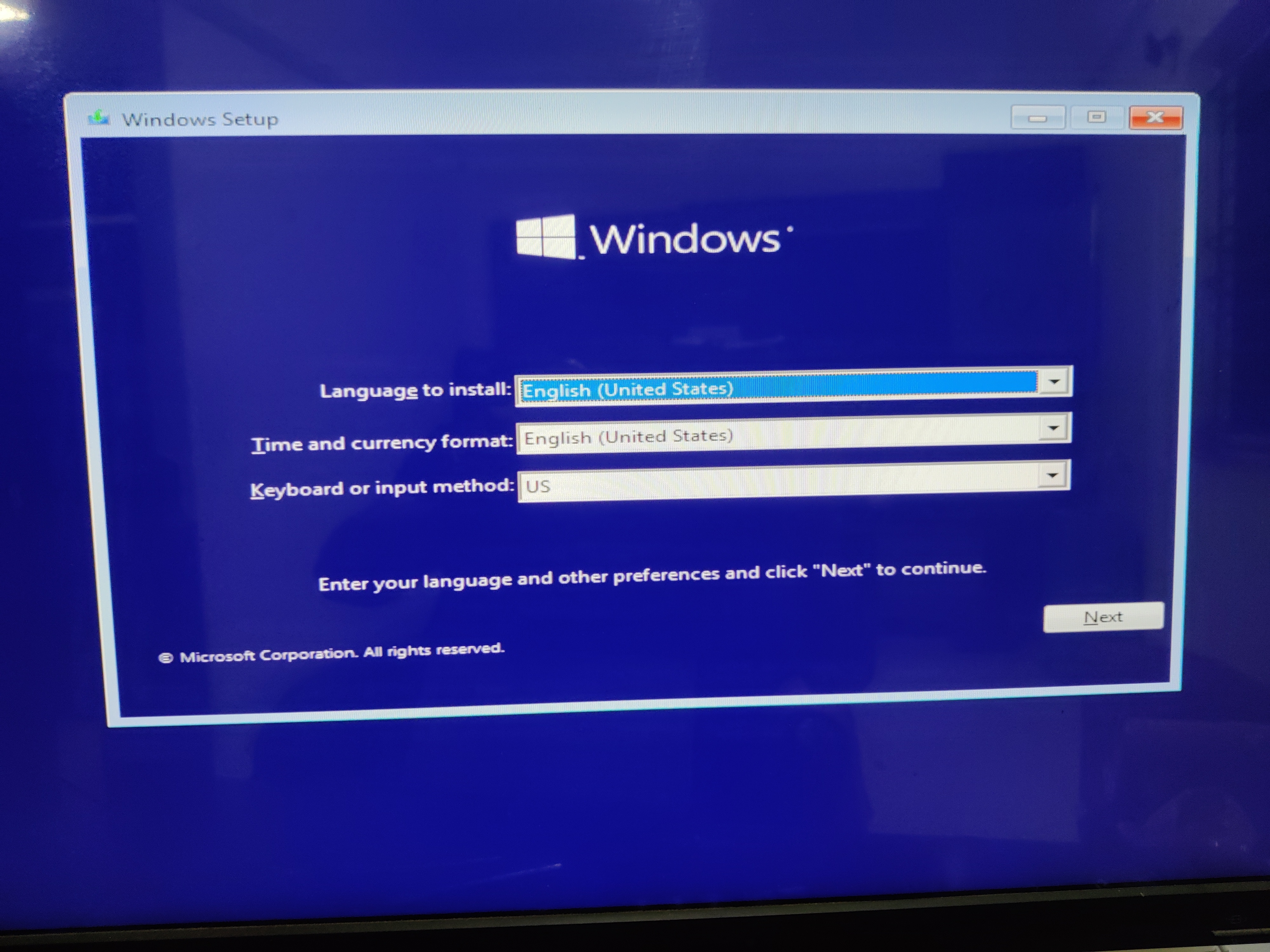 Unable to install Windows in a new PC - Microsoft Q&A