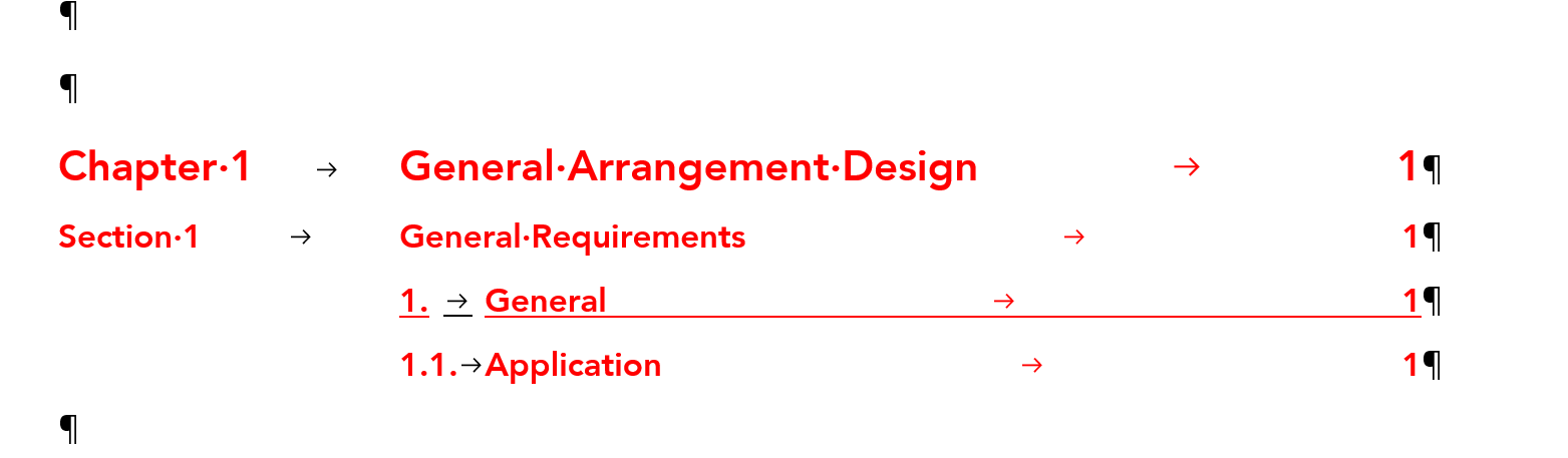 Why does updating the TOC remove the underline from the first tab stop ...