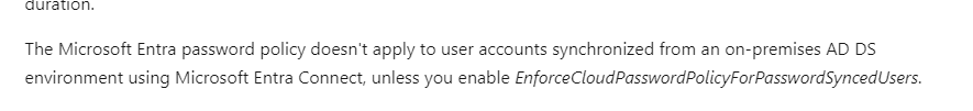 Azure AD SSPR for synced users - Microsoft Q&A