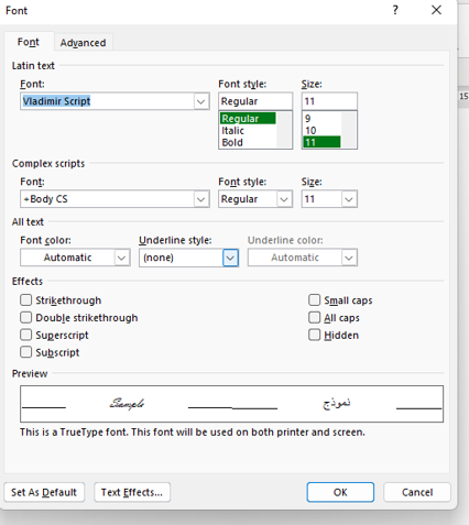 Microsoft Word 365: How do I make all my fonts visable in the font ...