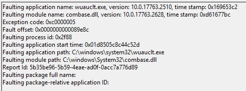 Cumulative Windows Update on Server 2019 fails - Microsoft Q&A