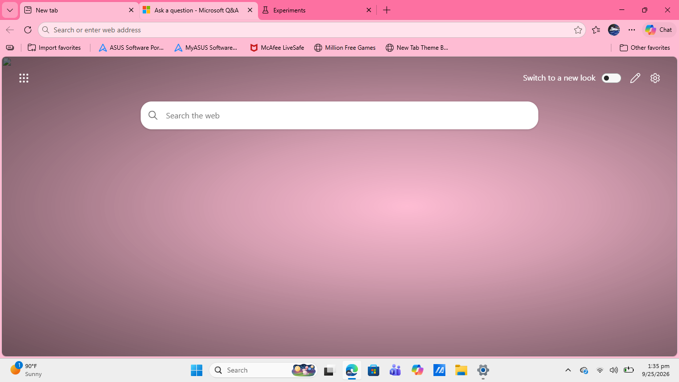 my edge background won't remove the shadows - Microsoft Q&A