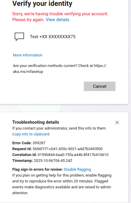 Can't sign in to azure using my personal account - Microsoft Q&A