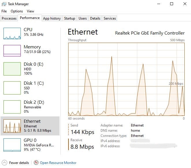 Unstable cabled ethernet connection - Microsoft Q&A