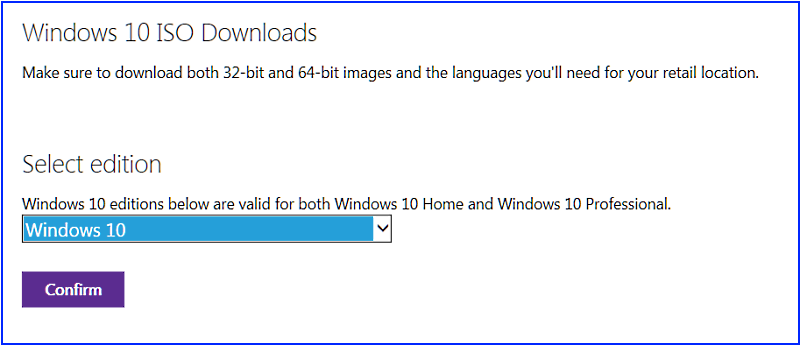 Windows 10 update- Receives message 