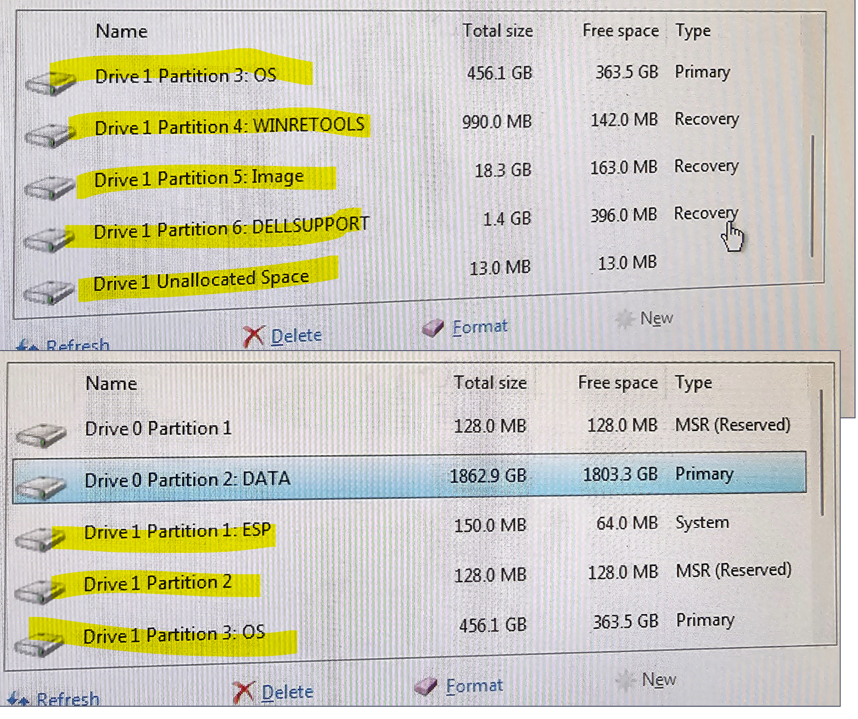 Help, reinstalling Windows 11 on Dell dual drive desktop with multiple ...
