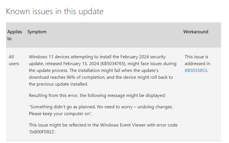Windows update keeps failing, even after clean install. - Microsoft Q&A