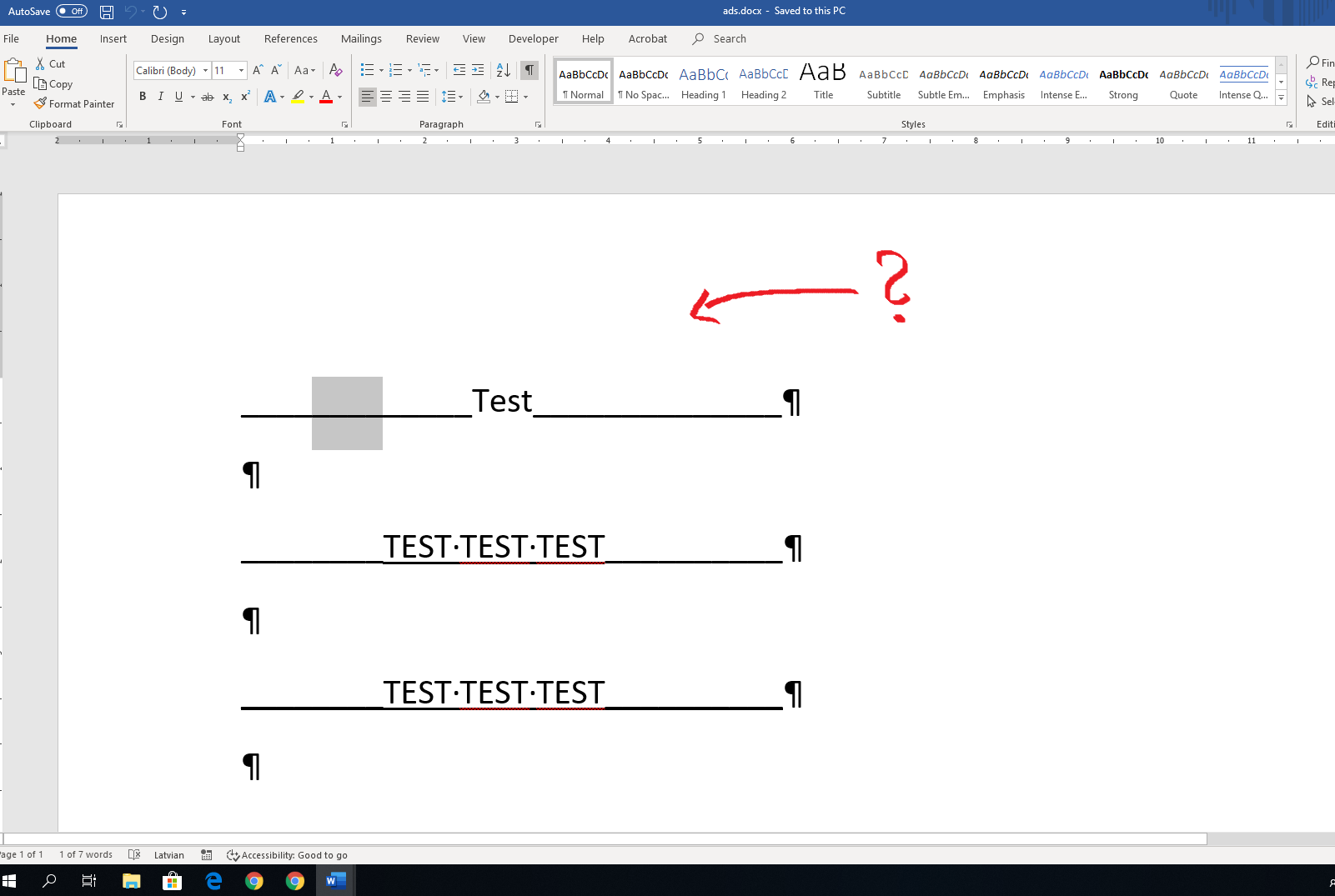 What type of underline is this? - Microsoft Q&A