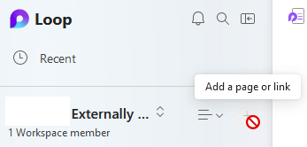 Why can't I create new workspaces or new pages in a workspace in Loop ...