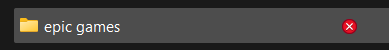 folders keep having the status 