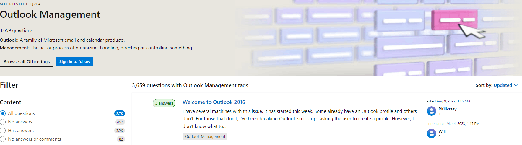 Security Key not working in Outlook 2016 - Microsoft Q&A