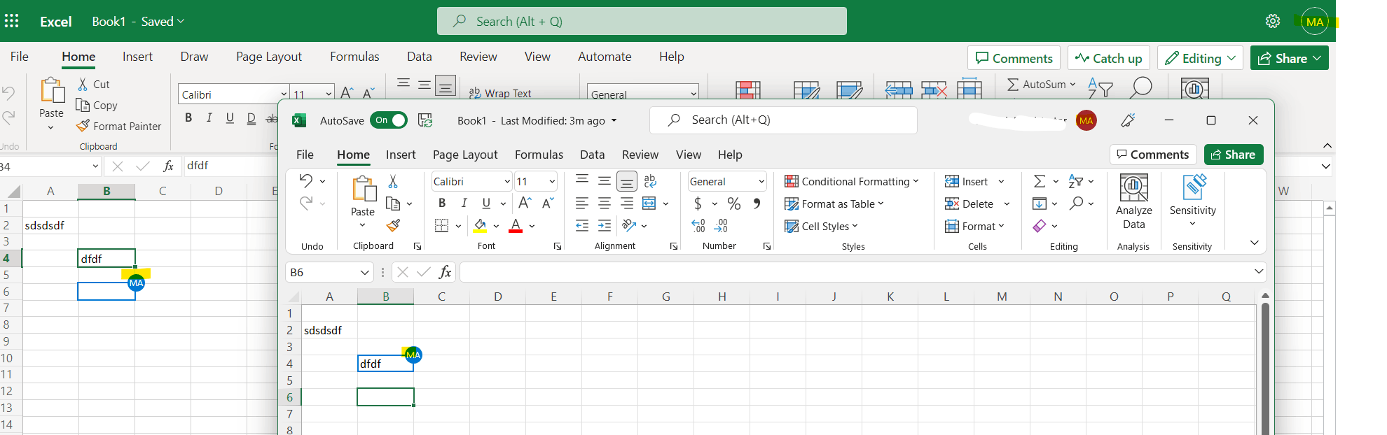 For efficiency, how to simultaneously edit Workbook with Excel Web and ...