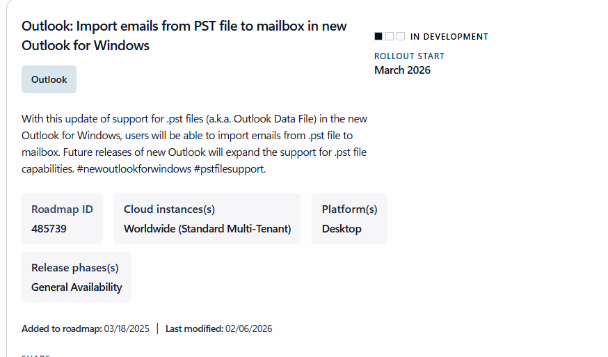 How can I import my pst files from my old Outlook - Microsoft Q&A