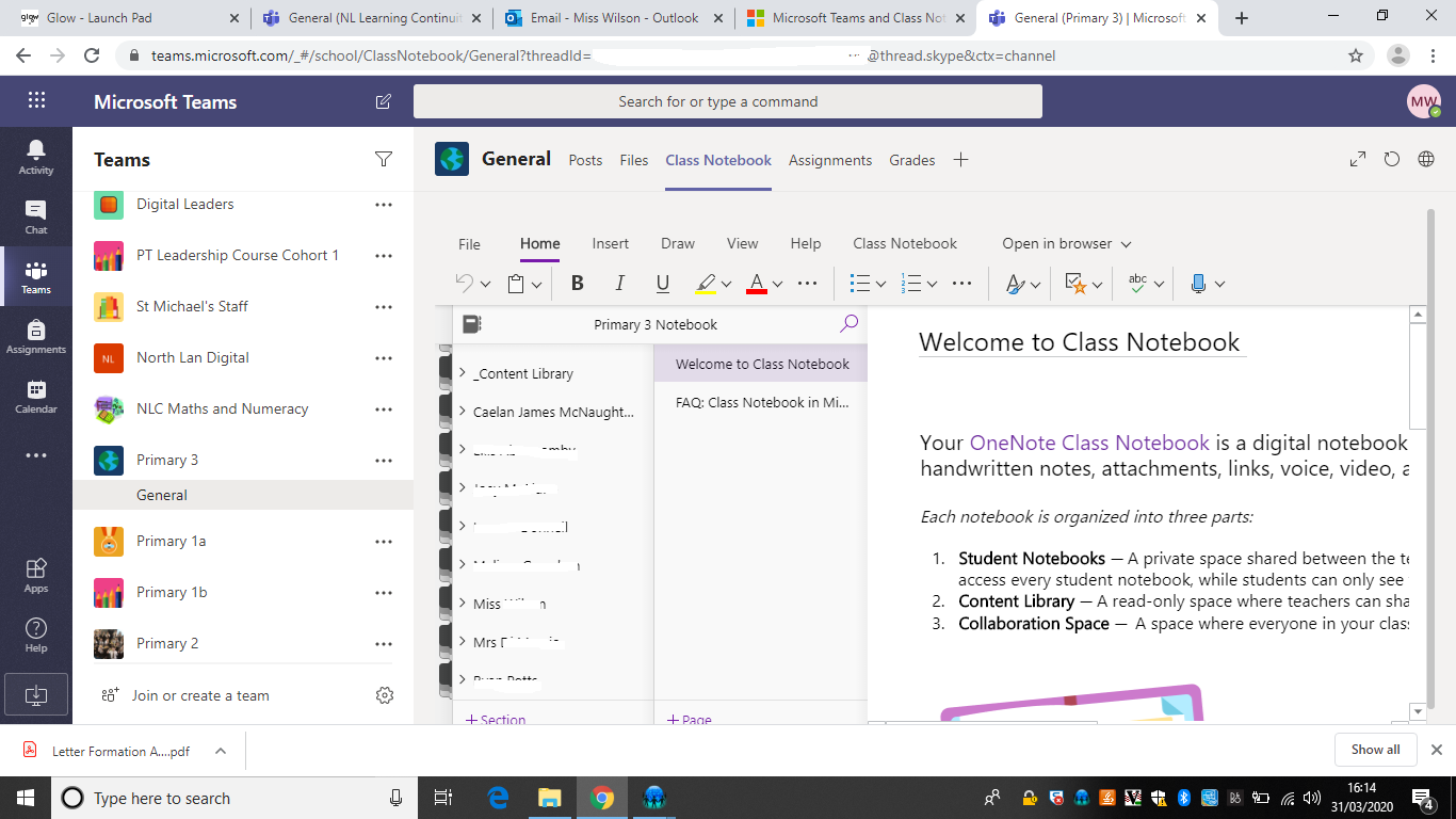 Microsoft Teams and Class Notebook - Microsoft Q&A