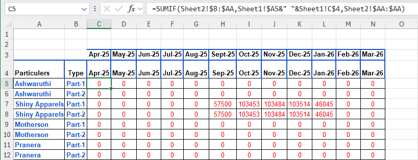 Regarding Excel Formula Error - Microsoft Q&A