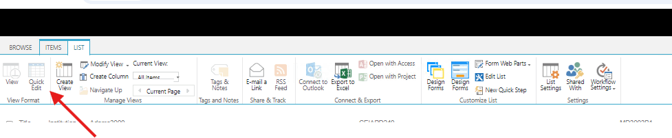 SharePoint 2019 - Classic view for List, Quick edit is disabled after ...