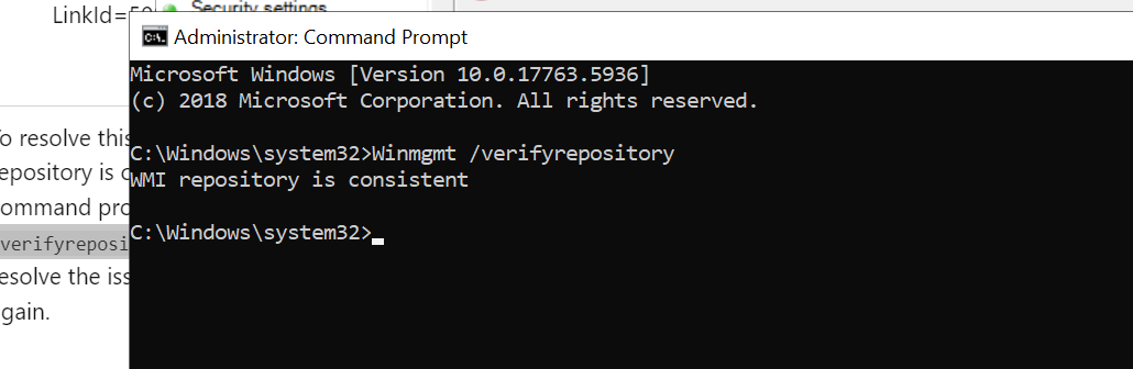 WMI-Consistent